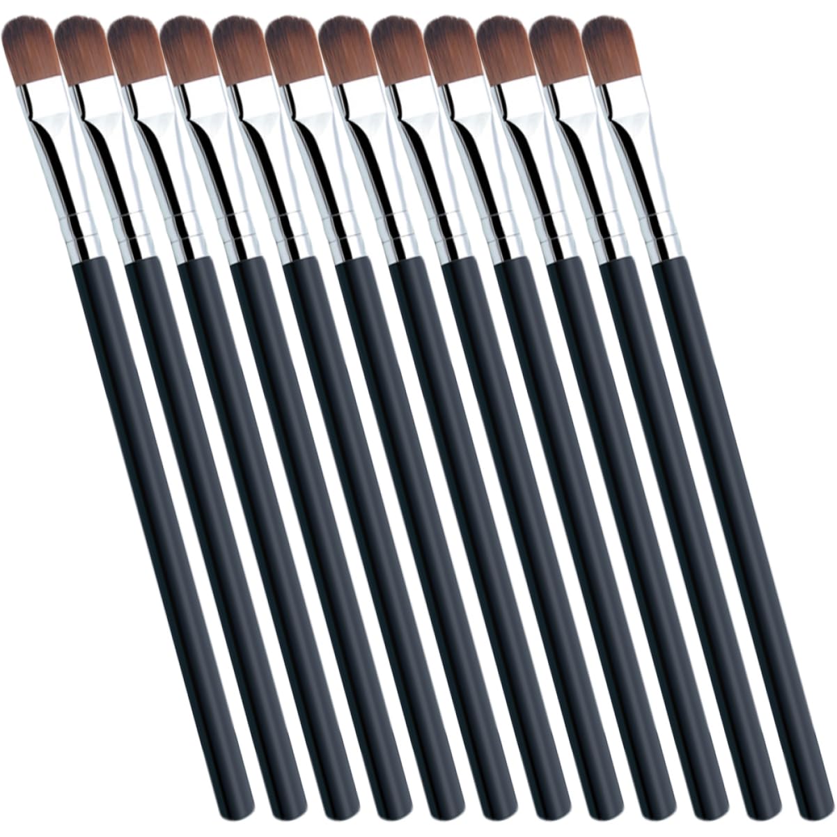 VALICLUD 100pezzi Pezzi Pennelli per Ombretto in Strumenti di Trucco per Occhi di Pennelli per Trucco Pennello per Sfumare Ombretto Applicatore per Cipria per Femminile