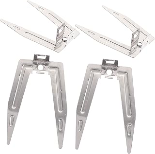 COLLBATH Garfo De Frango Assado De Aço Inoxidável 4 Peças Garfos De Grelha De Alimentos Frango De Aço Inoxidável Espetos De Metal Espetos De Churrasco Agulha Espetos De Frango Assado