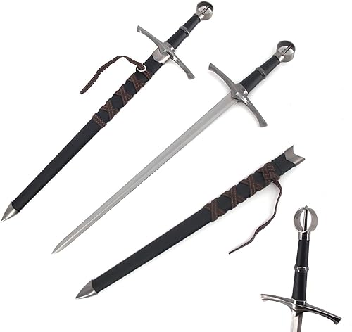 Miniatura 2 de Medieval Warrior Espada corta templaria con vaina