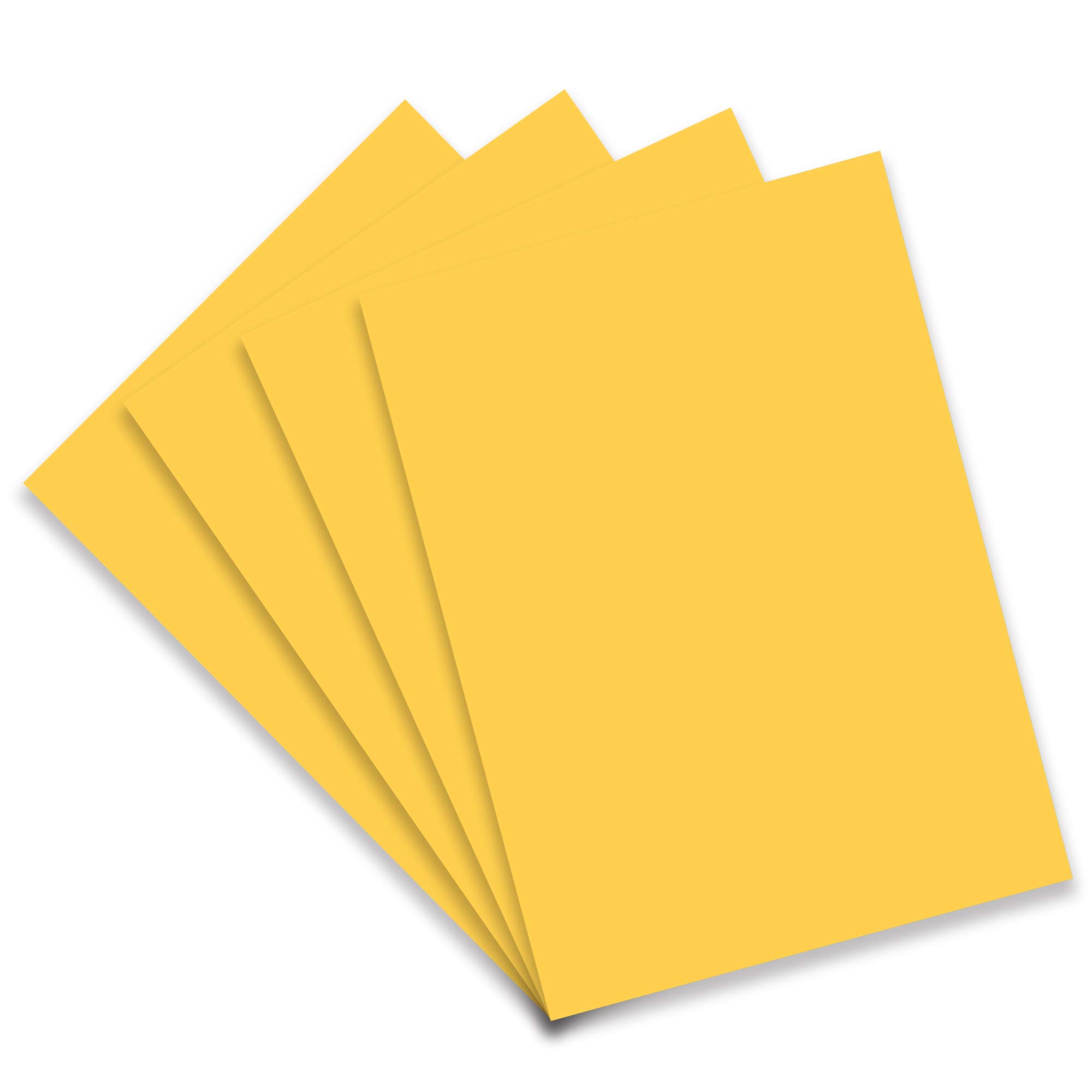 FIS Coloured Card, 50x70cm,160GSM, Gold 100-Piece - FSCH160200