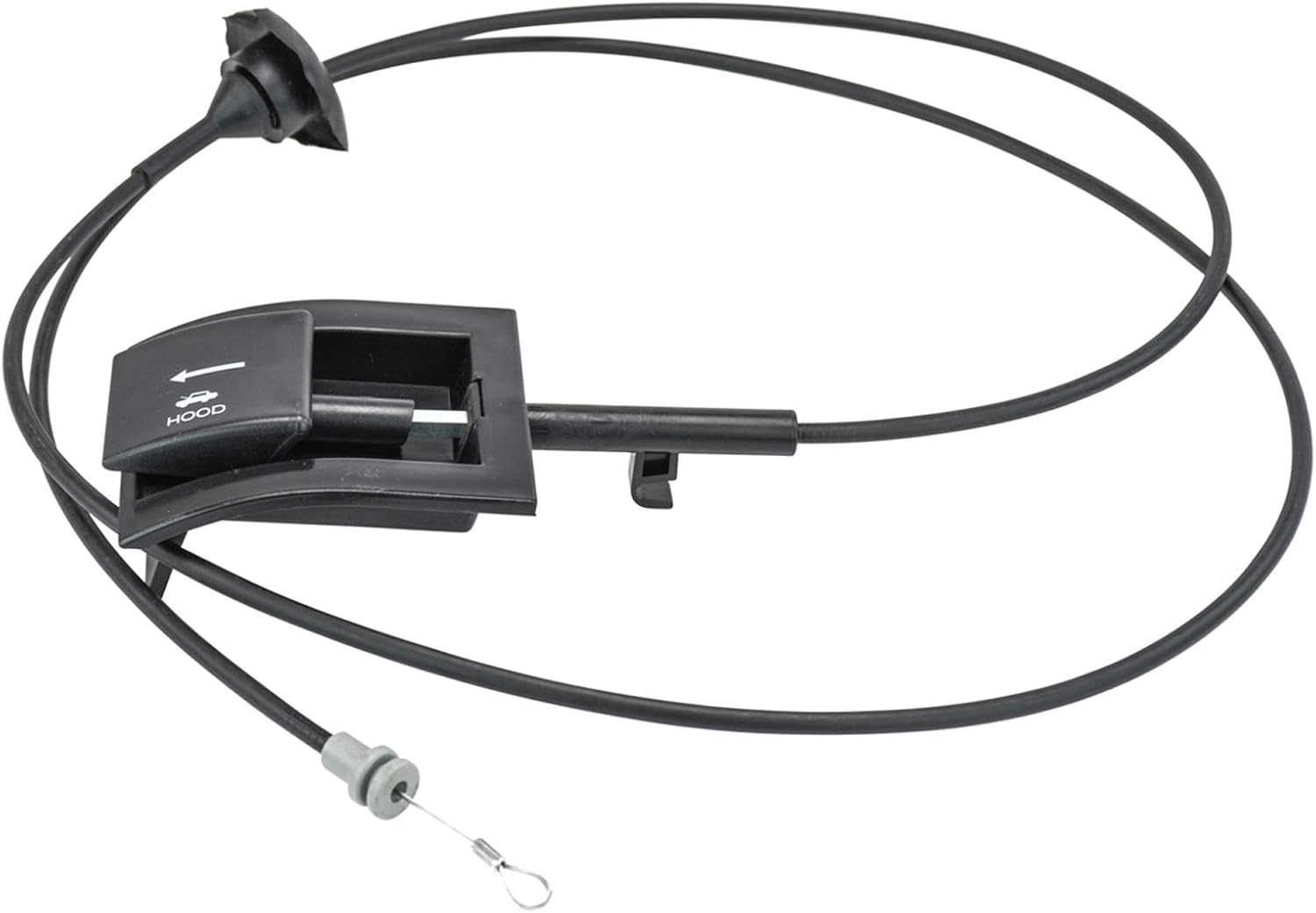 TRQ Hood Release Cable w/Handle for 87-91 Ford Bronco F150 F250 F350