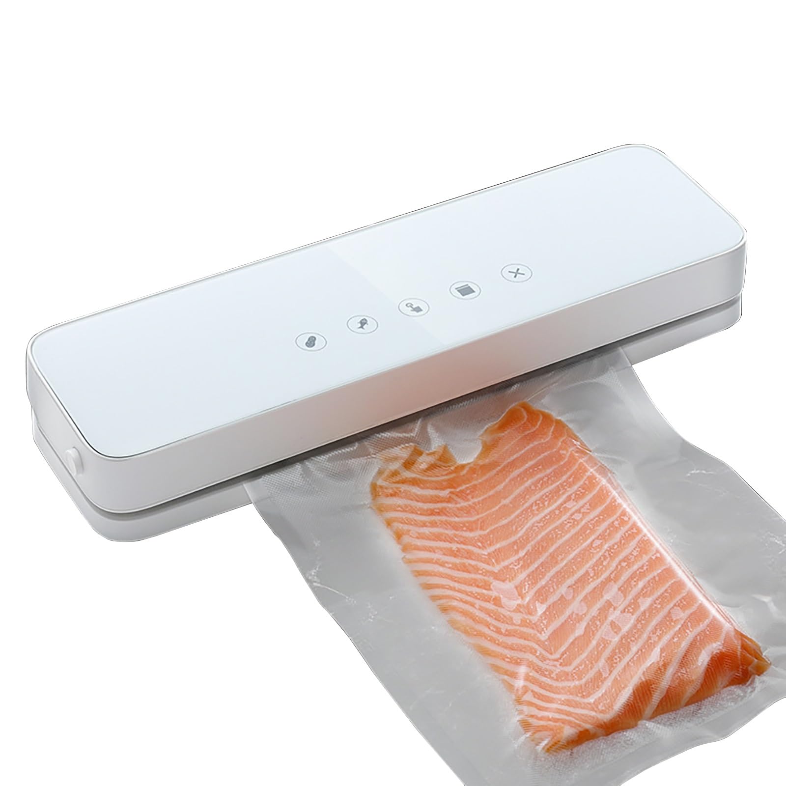 Powerful Vacuum Sealer Machine, Detachable & External Suction for Food Preservation, Compact for Dry/Wet Foods, Kitchen Storage Solution