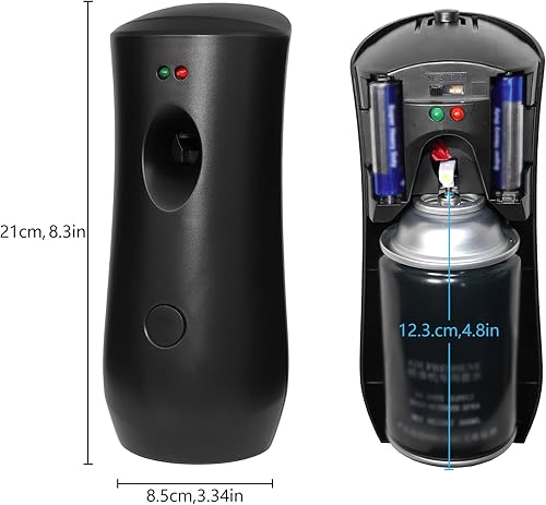 Miniatura 6 de Dispensador automático de fragancias (paquete de 4), dispensador automático de ambientador, de pie o montado en la pared para el hogar, interior,