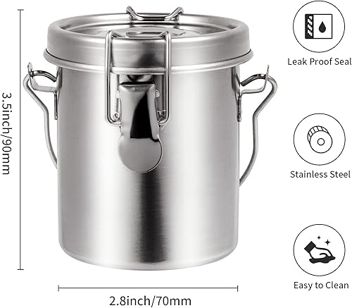 Miniatura 3 de MyLifeUNIT Limpiador de pinceles, soporte de cepillo de acero inoxidable para pintar, 6.6 oz