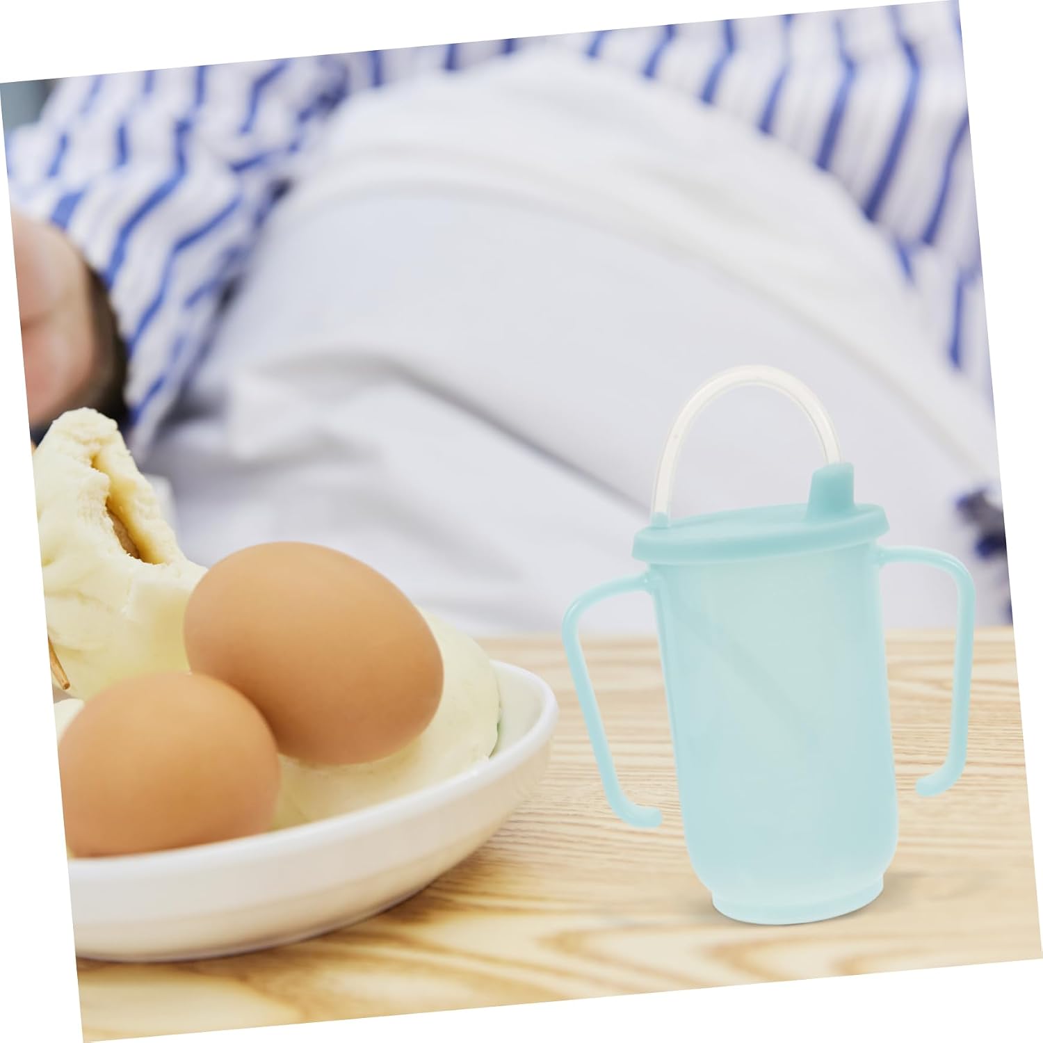 Maternity Drink Water Cup Choking Prevent Cup Reusable Plastic Water for Elderly Disabled