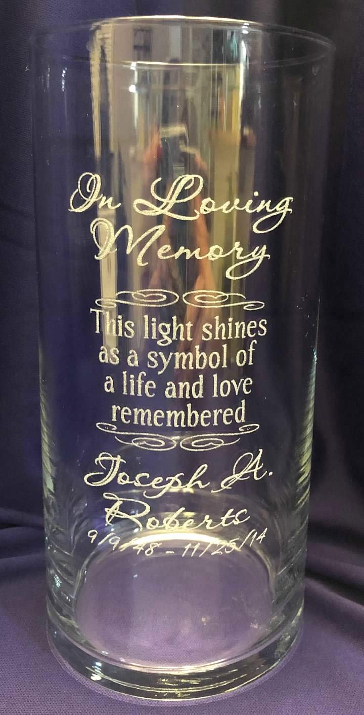 Personalized Memorial Vase Decor For You