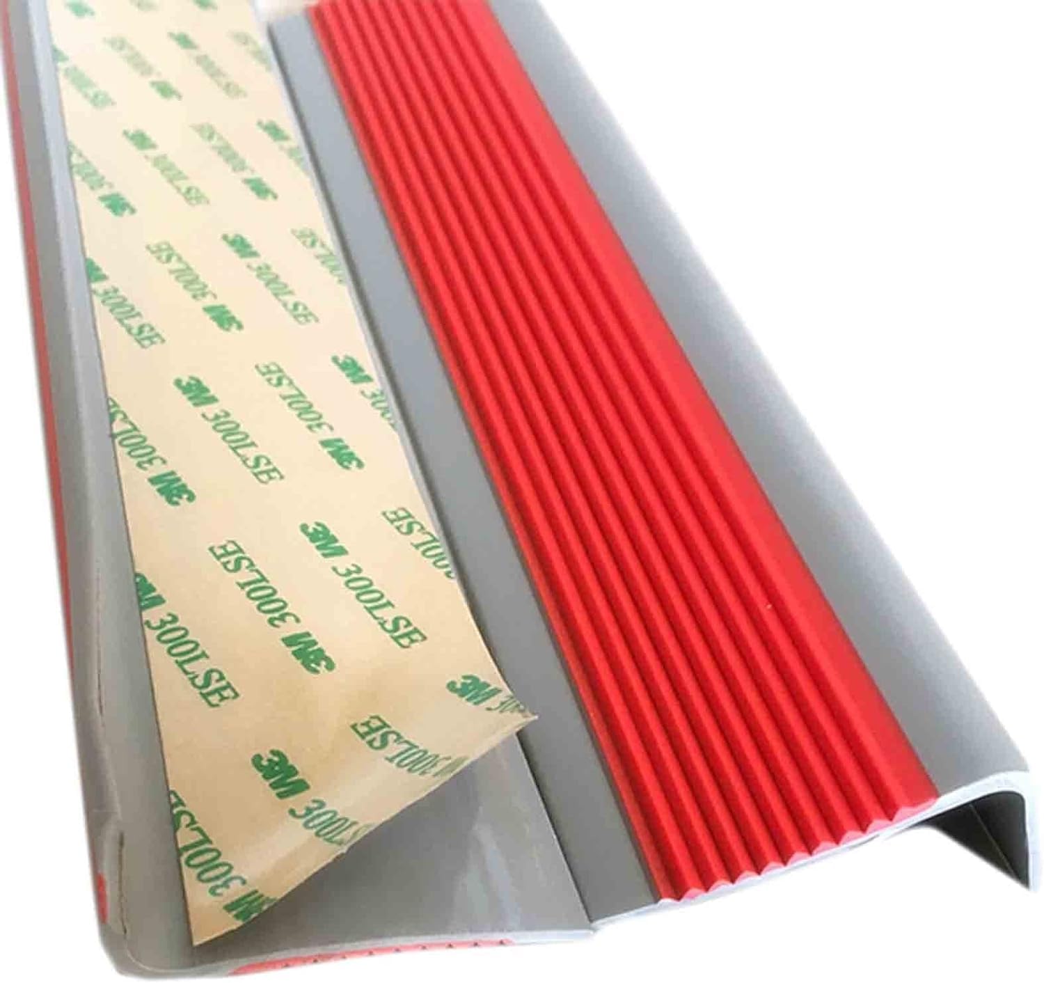 Nez de marche marchette caoutchouc Rosso profilé L transition seuil sol stratifié vinyle