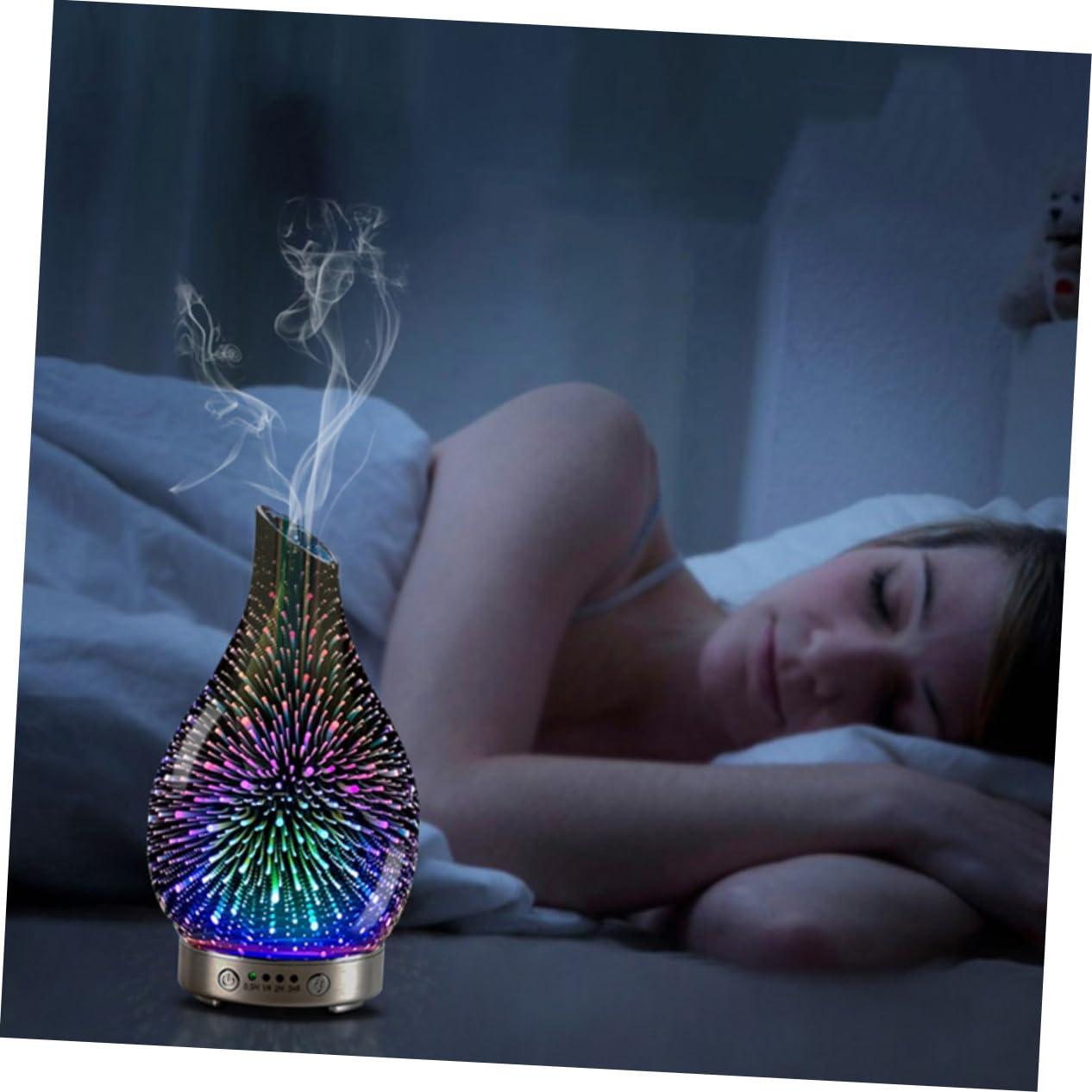 Diffusore Umidificatore Per Aromaterapia Da 1 Pz Per La Casa Diffusore Di Aromaterapia 3D Umidificatore Per Ufficio Fresco D'Aria