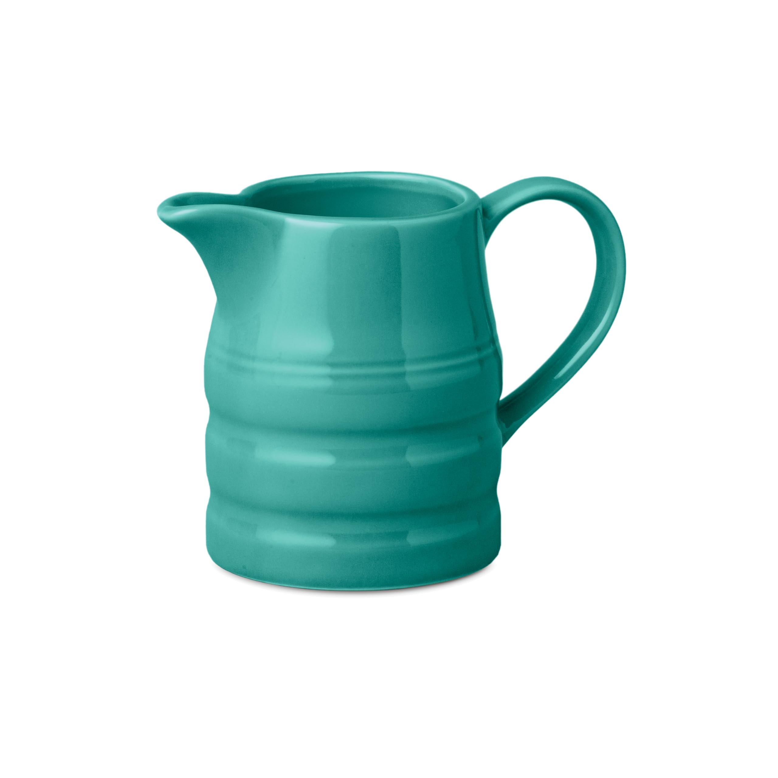 WM Bartleet & Sons Porcelain Churn Jug 0.5 Pint – Traditional Milk, Cream, Custard & Gravy Jug with Coloured Glaze Finish