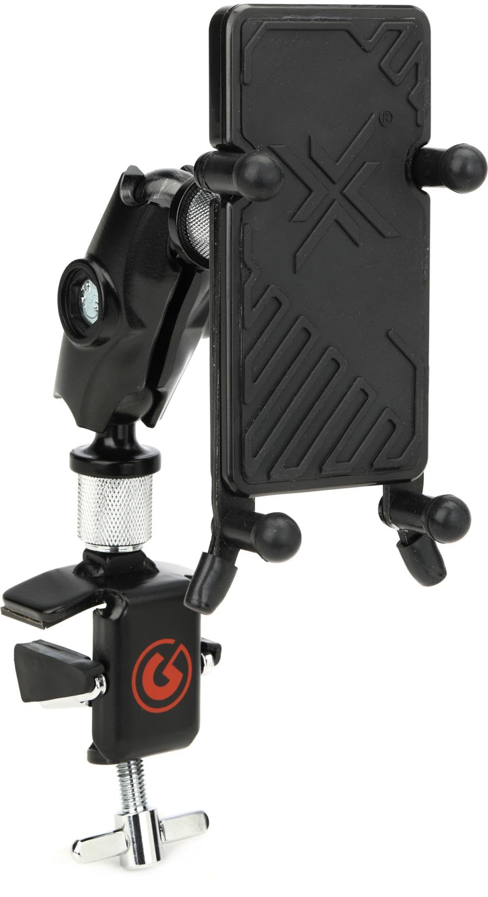 Gibraltar Bass Drum Accessories Smartphone Holder SC-DASBD, Black|chrome - Image 2