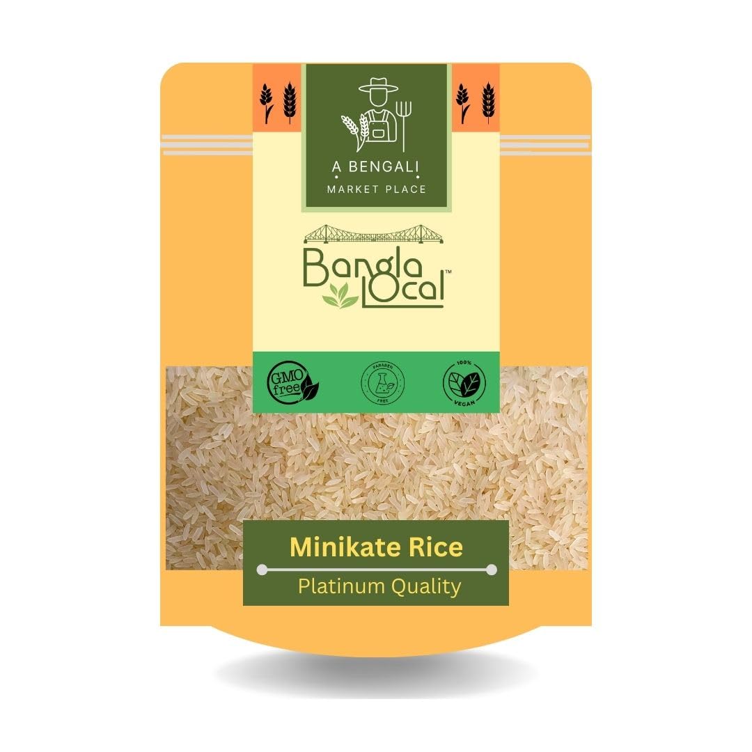 Bangla Local Premium Miniket Rice (Platinum Quality)|50% Less Carb|Parboiled Rice-Sheddo Rice|From West Bengal|Miniket,900 Grams (B0CSQG8HP5) Amazon Price History, Amazon Price Tracker