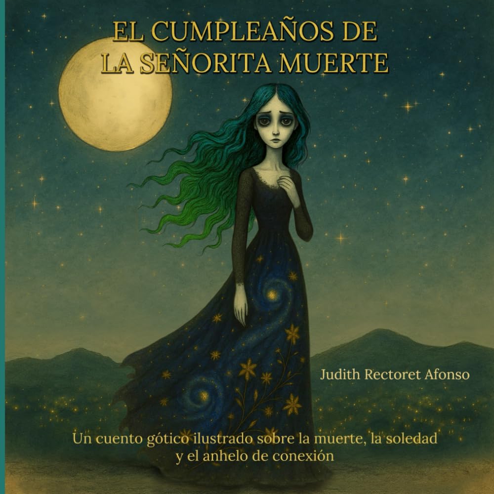 El cumpleaños de la señorita Muerte: Un cuento gótico ilustrado sobre la muerte, la soledad y la serenidad de la aceptación
