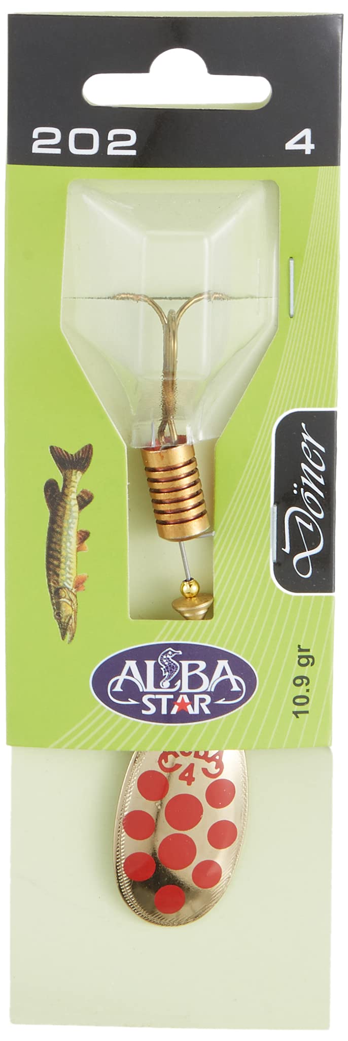 Alba Star 202 Döner Olta Kaşığı, Sari Kırmızı, 4