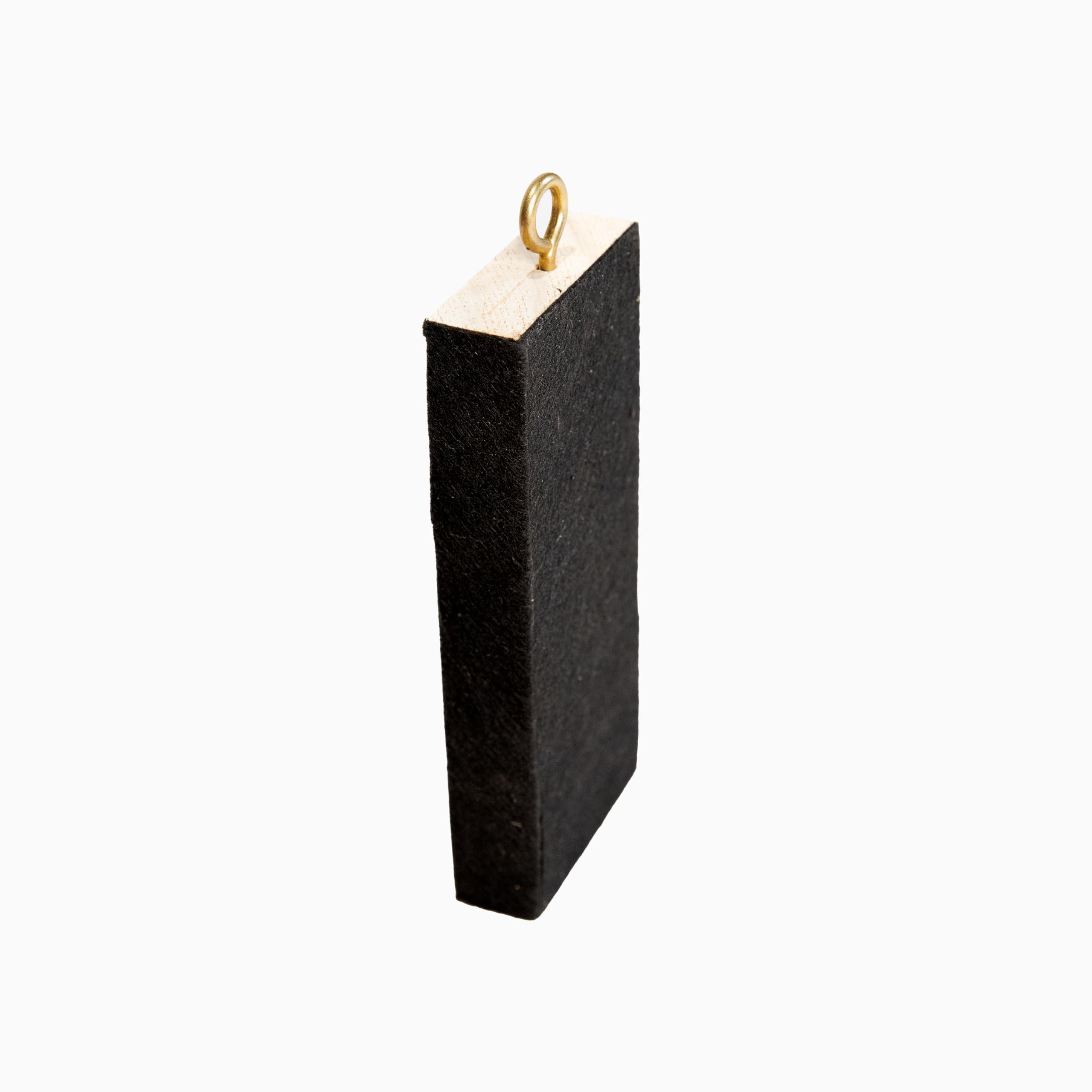 GSC International 603-BLK Friction Block Wood Size 5" x 2" x 3/4" with Hook. with Felt and Wood Surfaces. Used with an Incline Plane to Study The Coefficient of Friction in a Traditional Physics