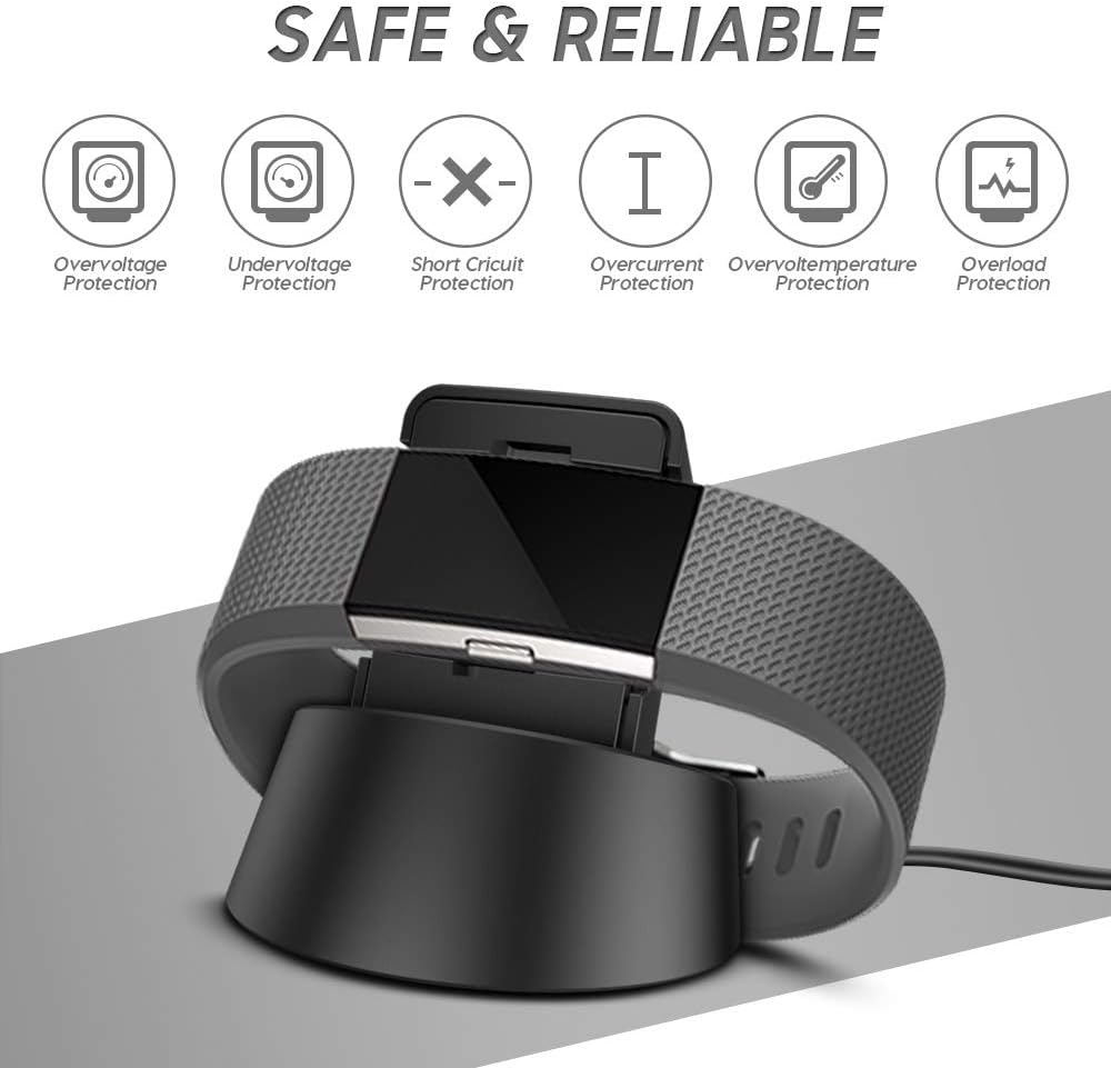AWINNER Charging Dock Compatible for Fitbit Charge 2,Smartwatch Replacement USB Charger Adapter Charge Cord Charging Cable for Charge2