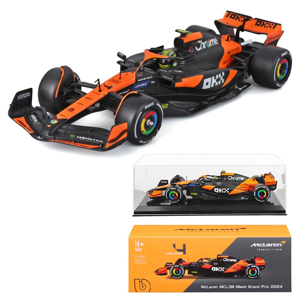 Spark-model Mclaren F1 Mcl38 Team Mclaren N 4 Winner Miami Gp 2024 Prvé