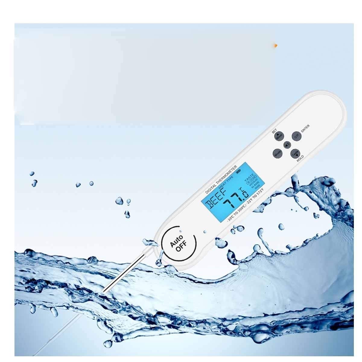 XINGYU Water Temperature Meter Kitchen Food Thermometer Oil Temperature Thermometer Baking Water Temperature Temperature Milk Temperature Waterproof Probe Very Useful Household Tools