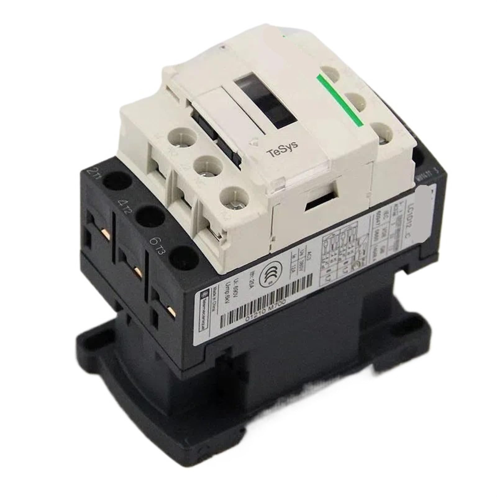 Contactor 220v AC Contactor tripolar 3P 3 fases 3 polos 50/60Hz LC1D25 LC1D32 LC1D38 Voltaje de bobina 24v 110V 220V 380 1 pieza(LC1D25,110V)