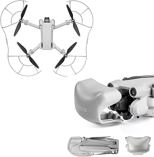 STARTRC Protector de hélice Mini 3 Pro, protector de hélice extraíble de liberación rápida y protector de cardán Mini 3 Pro, cubierta de lente,