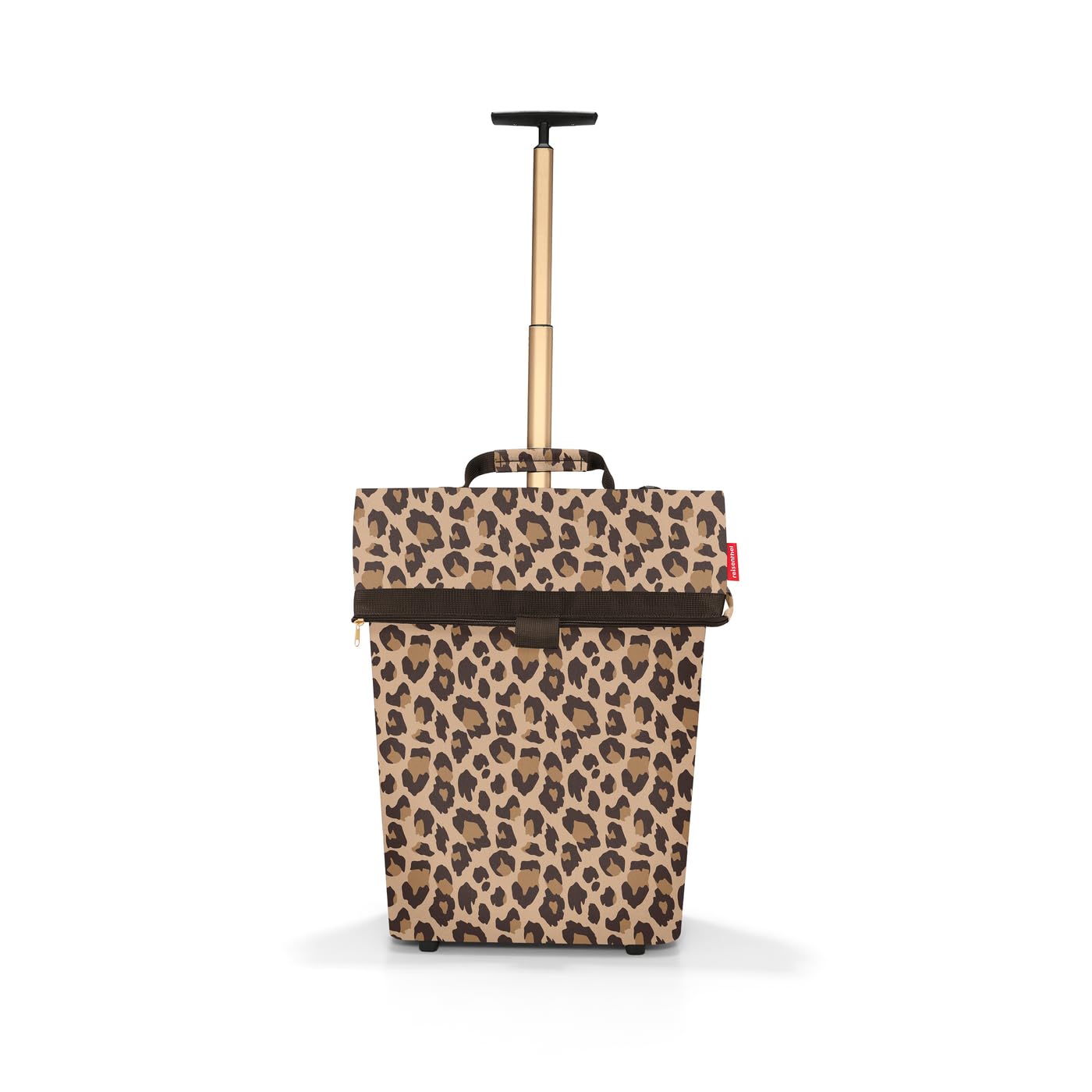 reisenthel Trolley M Leo Macchiato – Tragbarer Einkaufstrolley mit stabilem Aluminiumrahmen – Aus wasserabweisendem Material