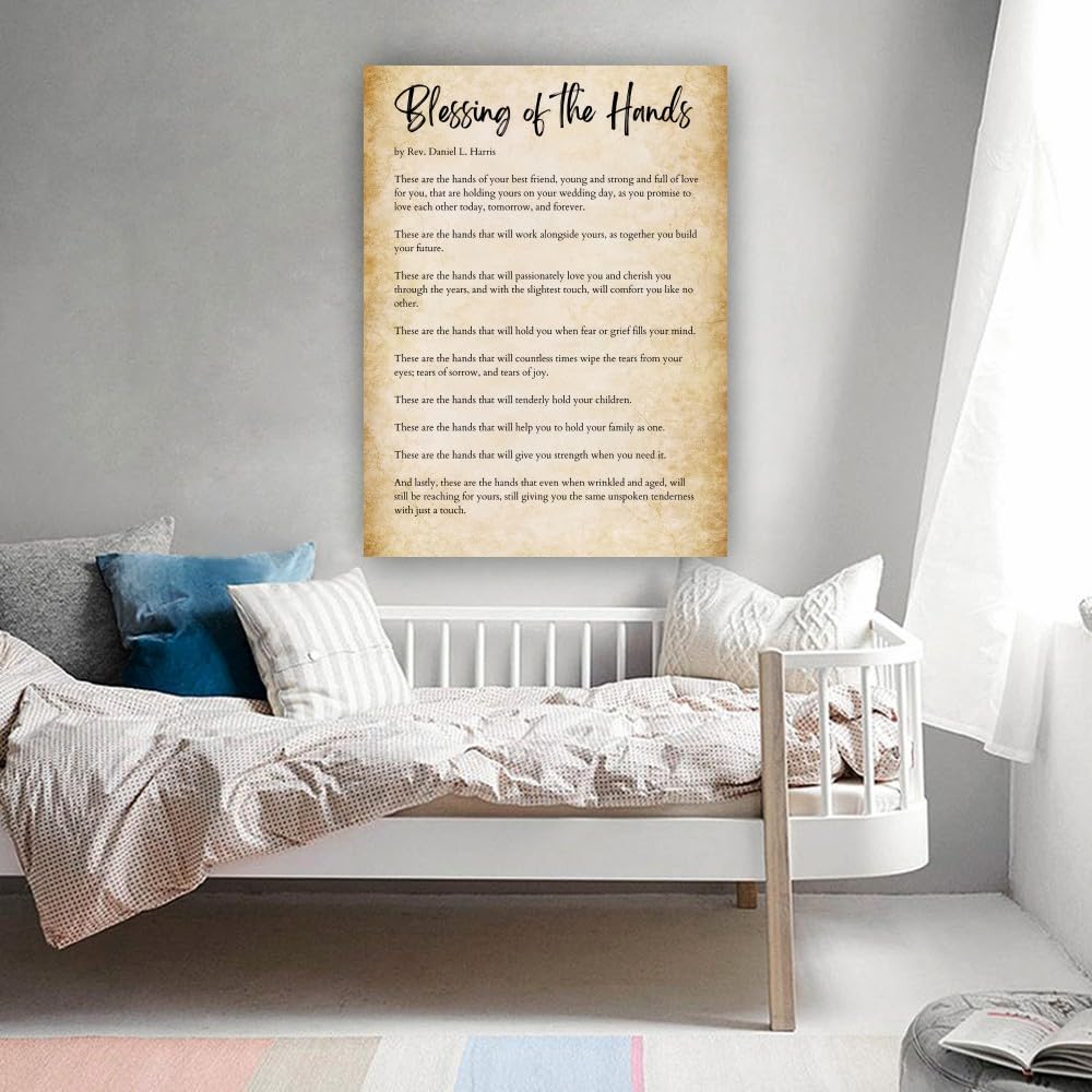 Blessing of the hands wedding poem | Beachweddingtips.com