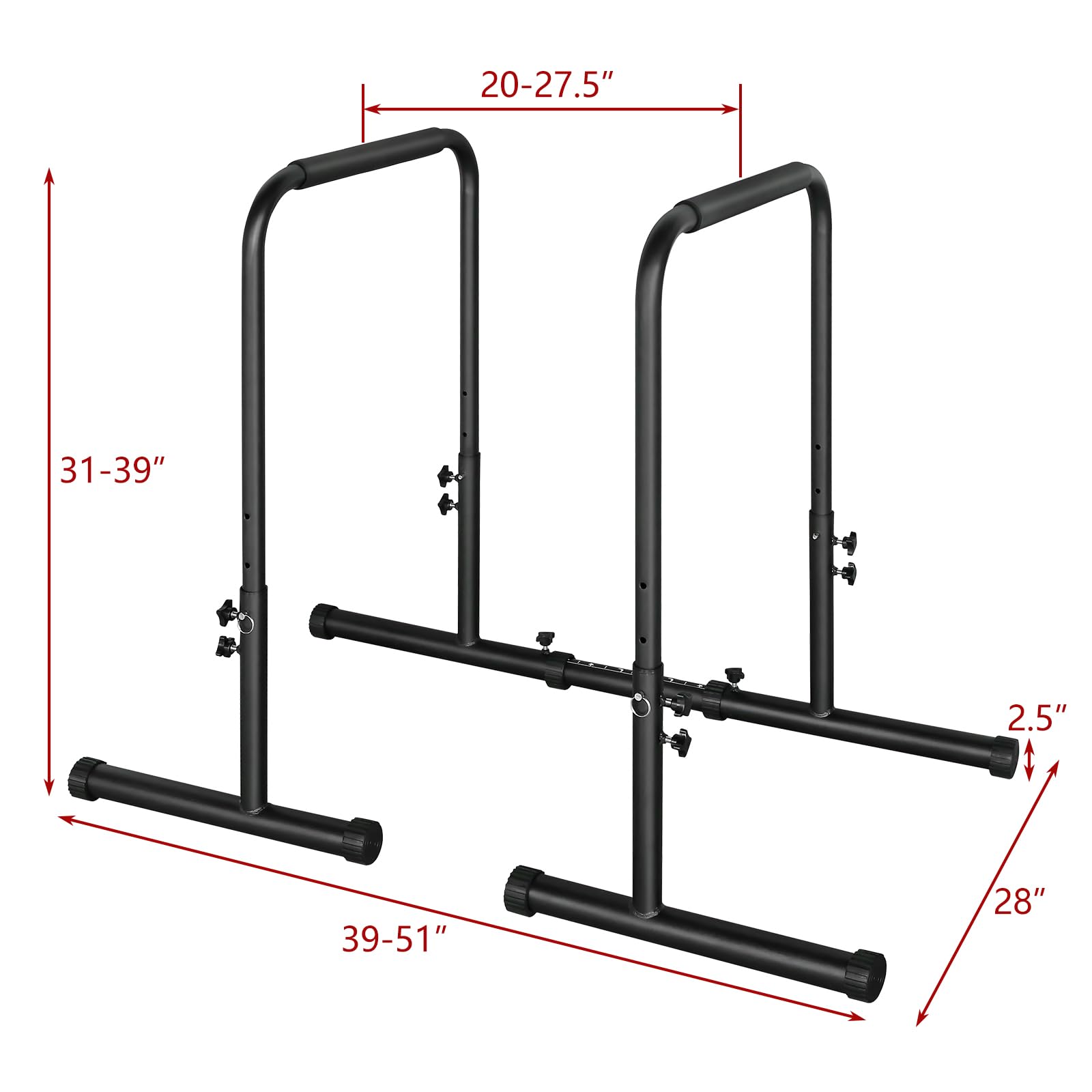 Amazon.com : Dip Stand Station Heavy Duty Dip bar Adjustable