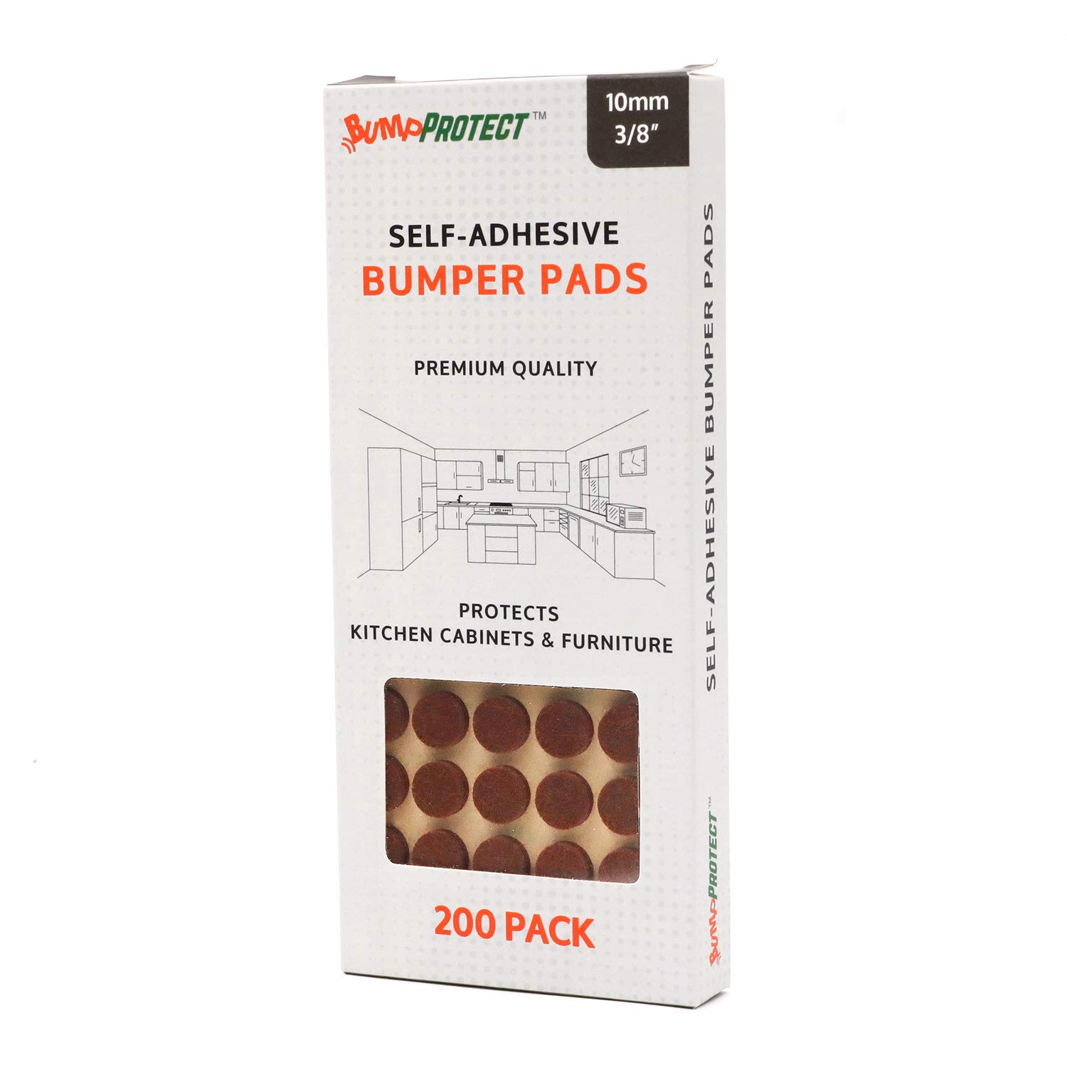 Almohadillas protectoras para muebles Mocha 200 Pack
