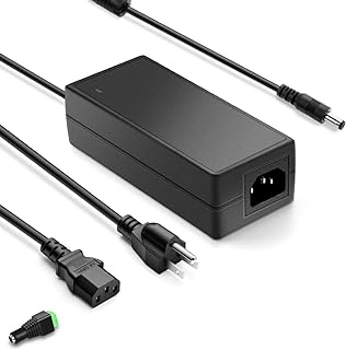 JOVNO 24V 5A Power Supply Adapter 100-240V AC to DC 24 Volt 120W 5A 4.5A 4A 3.5A Transformer Converter LED Driver with 5.5x2.5mm Plug 7.5ft Power Cord for LED Strip DC Pump CCTV Cameras LCD Monitor