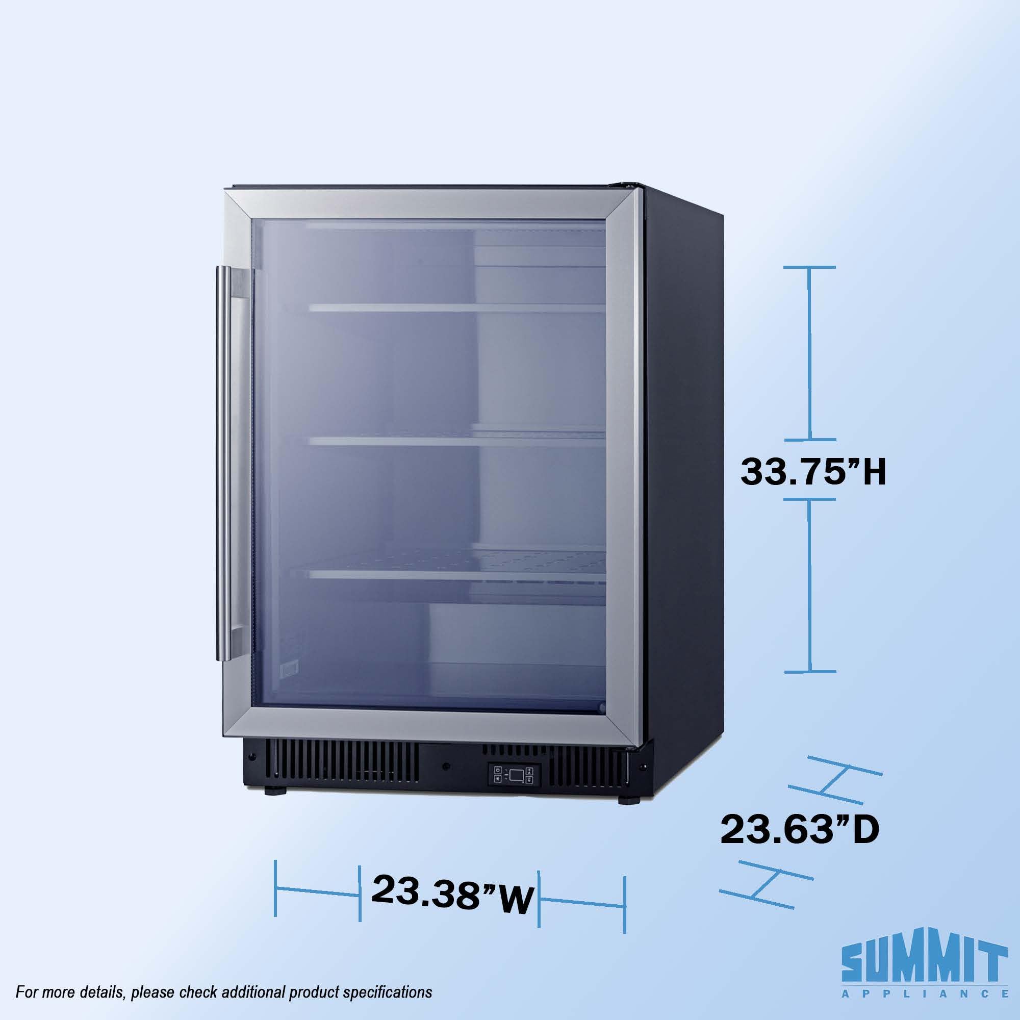 Amazon.com: Summit 24” Display Freezer, 5.14 cu.ft. Capacity