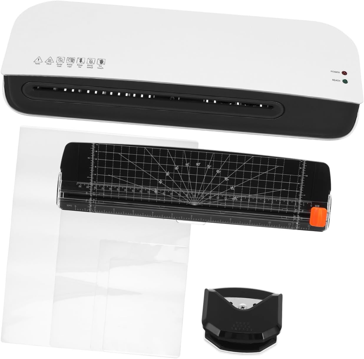 Fast Warm-up Thermal Laminating Machine with US Plug Photo Film Laminator for Home Office Use Compact Personal Laminator with Corner Rounder for Smooth Glossy Finish