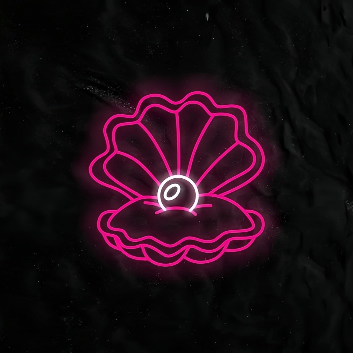 Ocean LED Neon Signs Jellyfish Coral Shell Clownfish Shark Acrylic Neon Lights with Hanging Chain Wall Art Home Decor Light Up for Bedroom Bar Pub Party USB Powered 5V