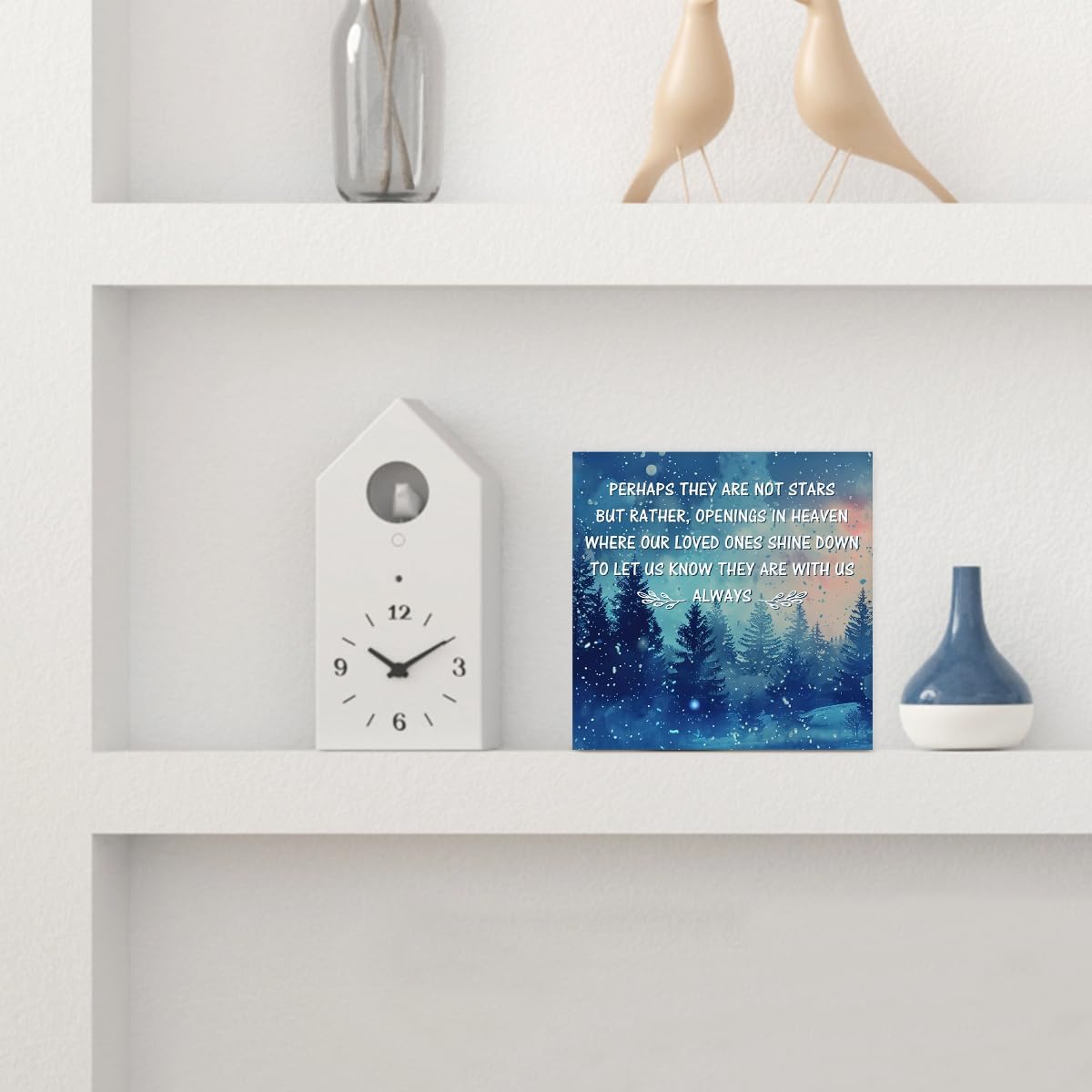 Sympathy Gifts for Loss of Loved One, Memorial Bereavement Gifts for Loss of Dad Mom, Remembrance Wooden Box Sign for Home Decor - Image 5