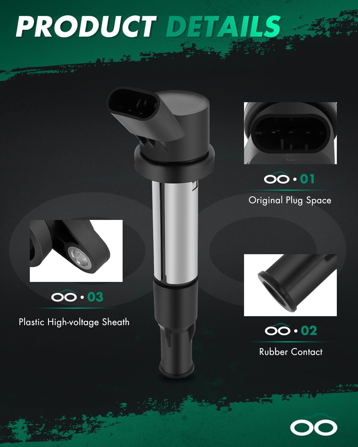 SCITOO Ignition Coils fit for Suzuki Verona 2.5L 2006 UF561 6pcs Ignition Coils