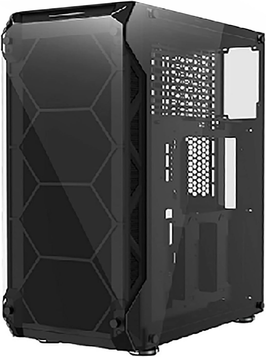 Rhinomax A17 Series Phoenix Full-Tower E-ATX/M-ATX Computer Gaming Case with 3-Sided Reinforced Glass, USB 3.0, 6 ARGB 12cm Fans with 1 ARGB Fan Controller