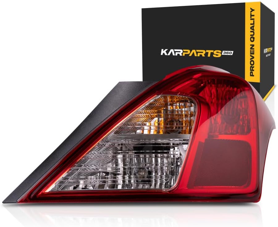 CarLights360: For 2012-2019 Nissan Versa Tail Light Assembly Passenger Side w/Bulbs DOT Certified For NI2801194 | 265503AN0A