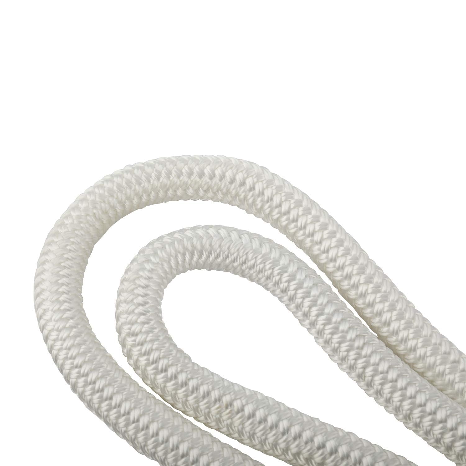 Lot De 2 Cordes D'Amarrage Nylon 12mm X 4,5m Avec Œillet - Blanc - Pour Bateau - FreeTec