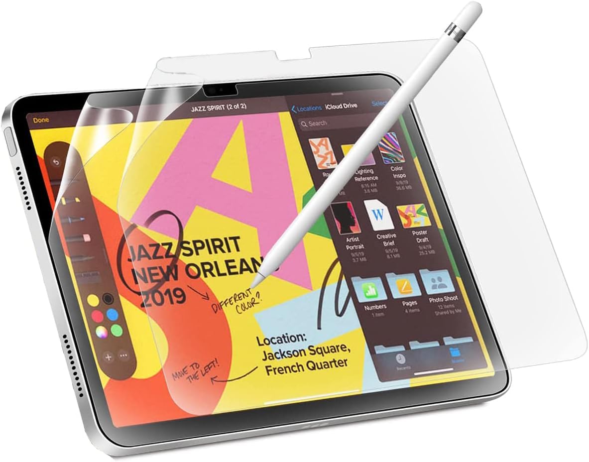 UOEPOWA 2 Pack Paperfeel Screen Protector Compatible with Huawei Matepad Pro 13.2" 2023, Paper Feel Drawing and Writing Film, Anti-Reflective Shock Absorbing Protective Film (13.2“)
