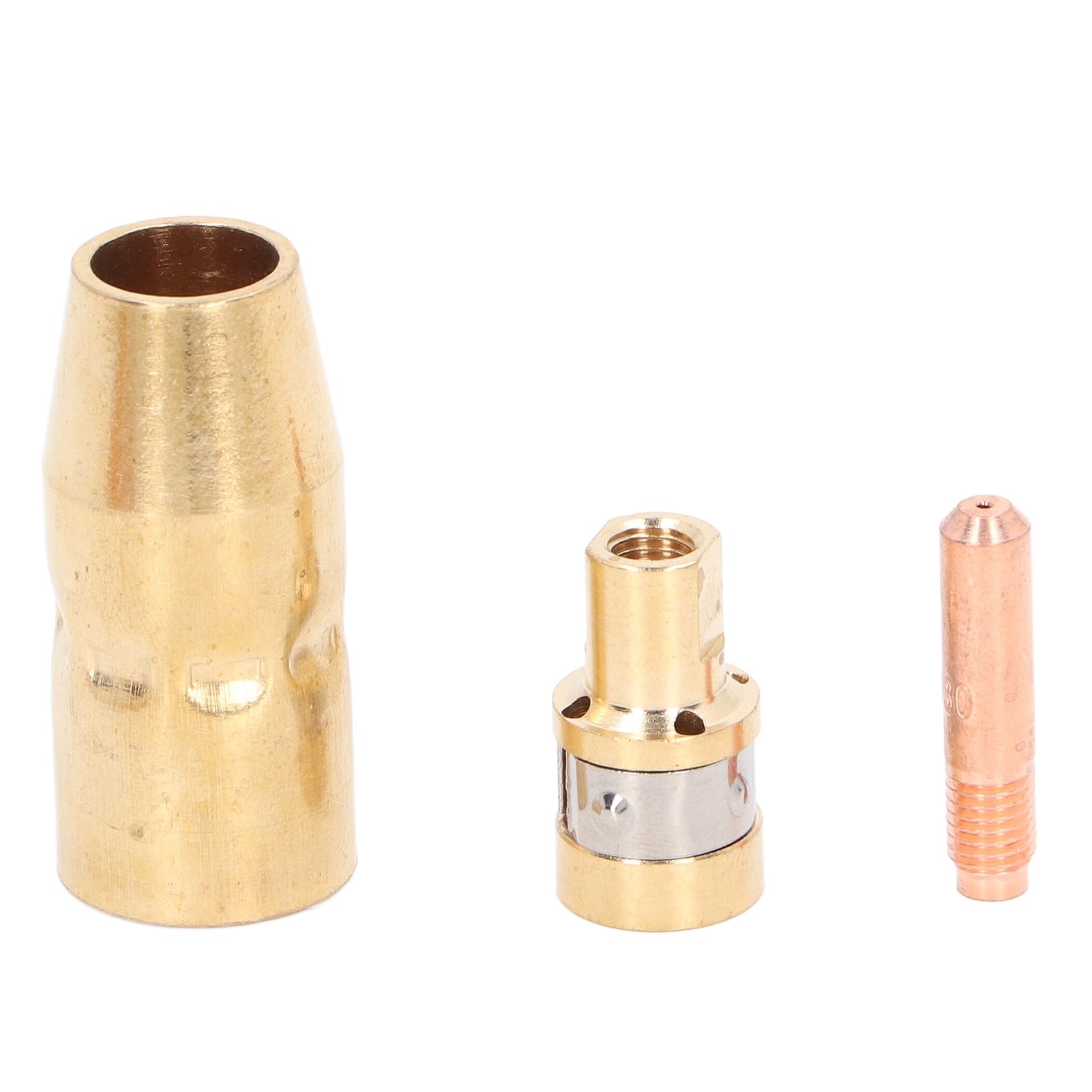 Materiali di consumo per saldatura 25 pezzi Punte di contatto Ugelli Diffusori di gas per Miller Millermatic M‑10 M‑15 Hobart H‑9 H‑10