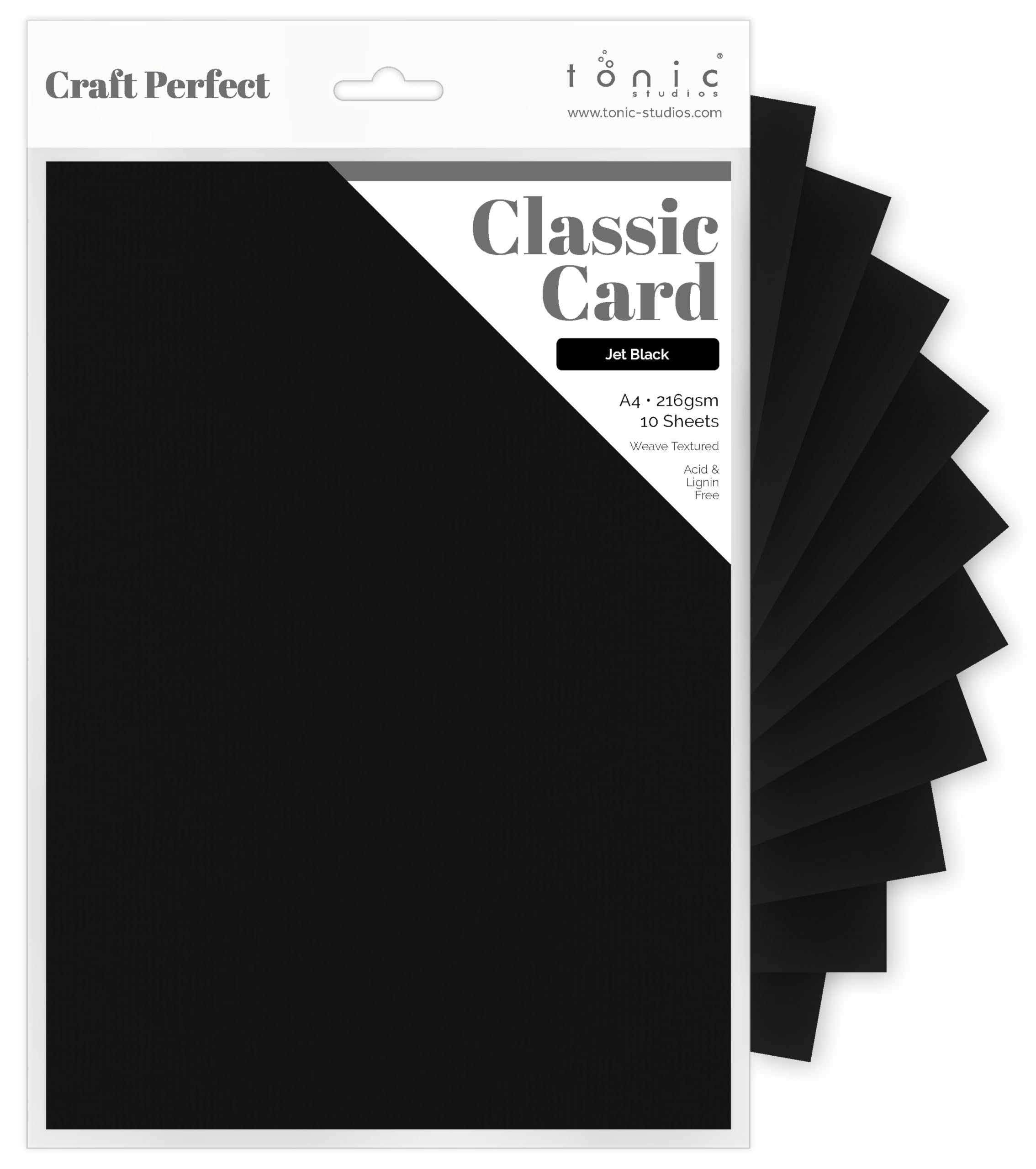 Craft Perfect Card A4, Jet Black