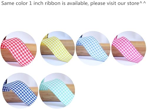 Miniatura 9 de VIVIQUEN - Cinta para manualidades de guingham, mini cinta a cuadros y flores, apliques para costura, regalo, manualidades, decoración de boda