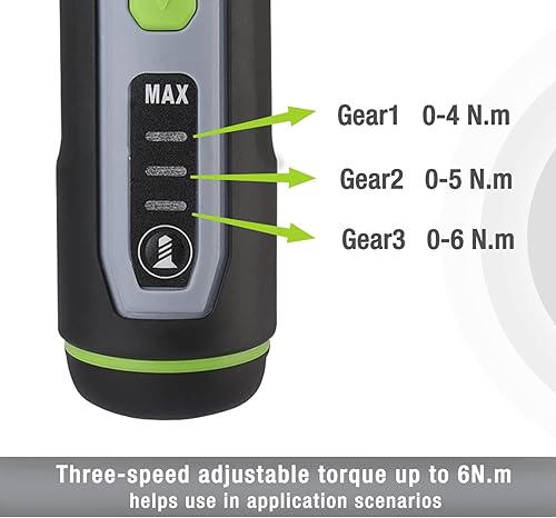 Miniatura 3 de WORKPRO Destornillador eléctrico de 4 V, juego de destornilladores inalámbricos recargables con 35 puntas, barra de extensión, cable de carga USB en