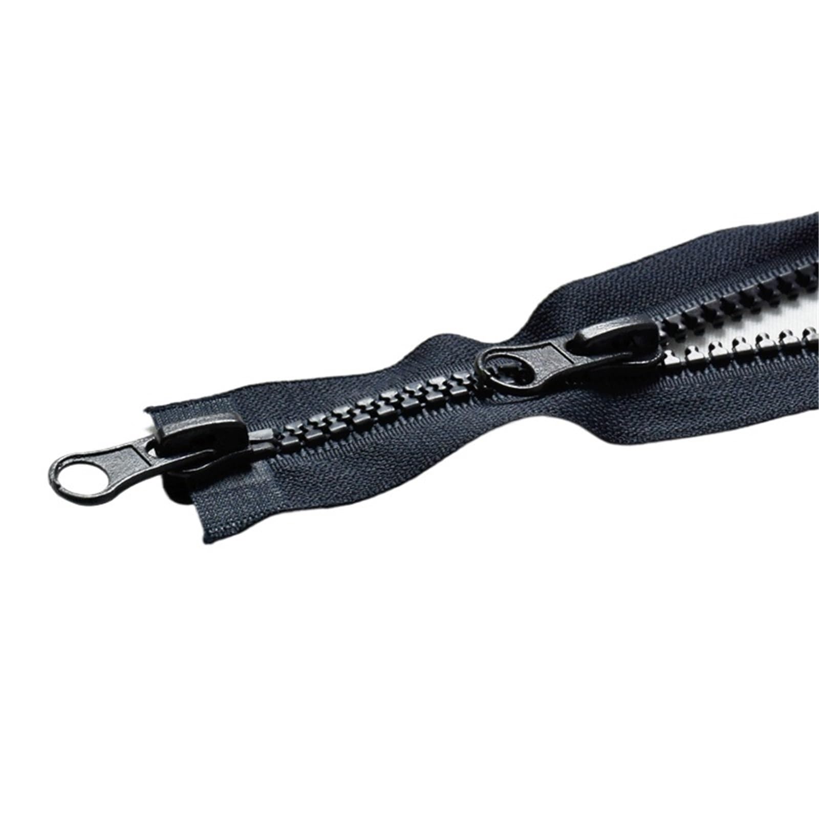 Zippers Sewing, 2-Way Separating Zipper Size 5 Resin Teeth 80cm Multicolor for Sewing(Deepblue)