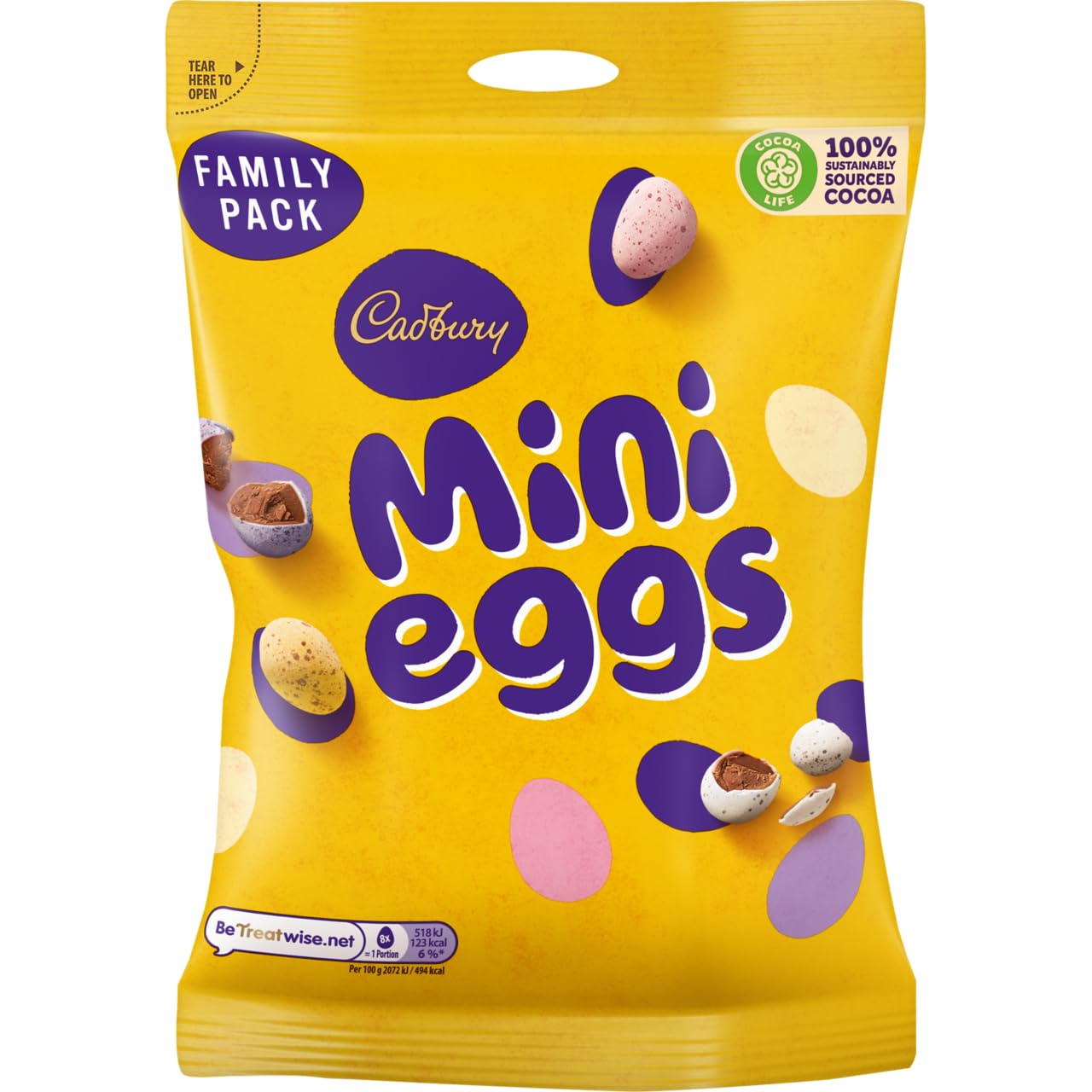 Cadbury Milk Chocolate Mini Eggs Bag, Perfect for Easter, 270 g (Pack of 1)