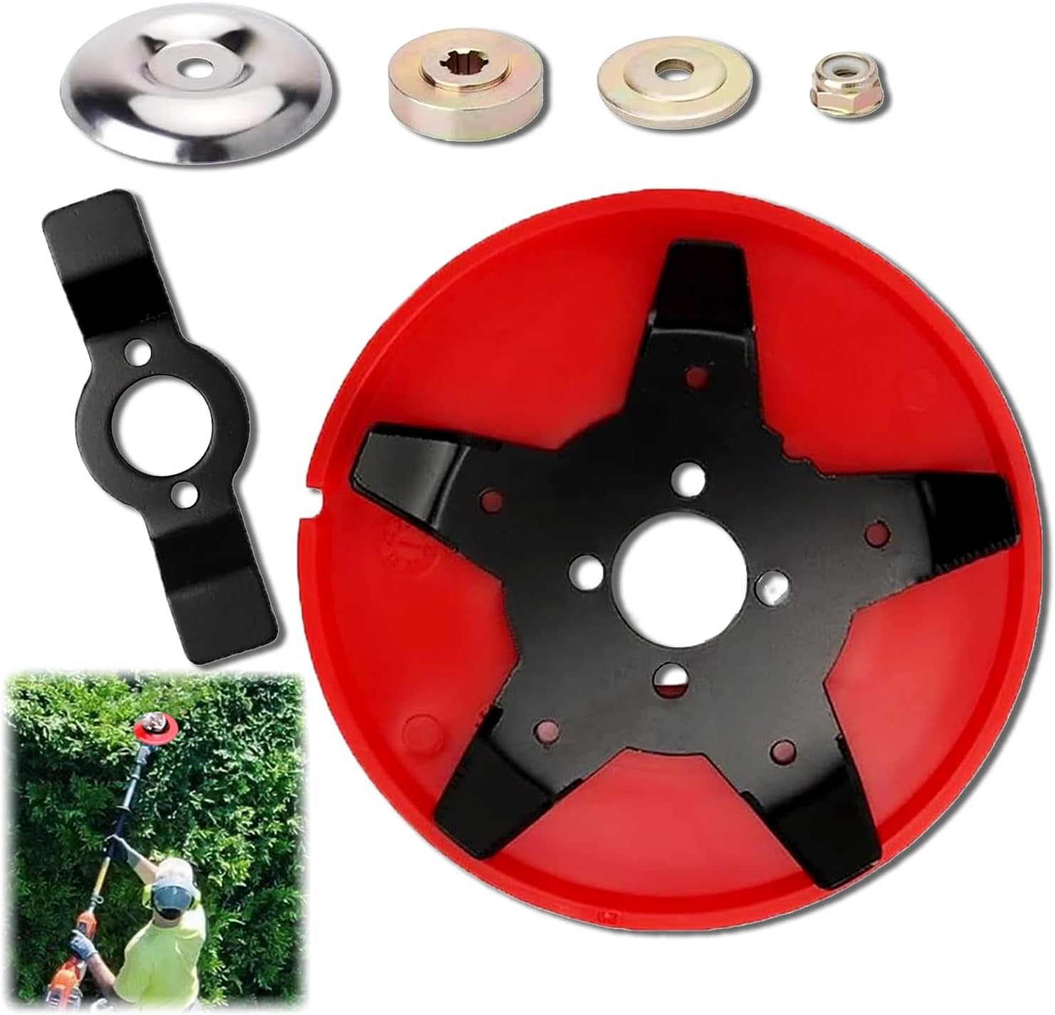 GODDRINK Upgrade Terrain Hill Weeding Disc, Weeding Disc for Weedeater, Weeder Plate