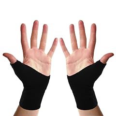AYSONG Thumb Arthritis Wrist Brace Compression Gloves Comfort Fingerless Crocheting Arthritis Support Glove Relief Carpal Tunnel and Thumb
