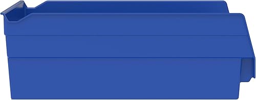 Miniatura 2 de Akro-Mils 30170 - Caja de plástico para estantes anidados, (12 x 11 x 4 pulgadas), azul, (paquete de 12)