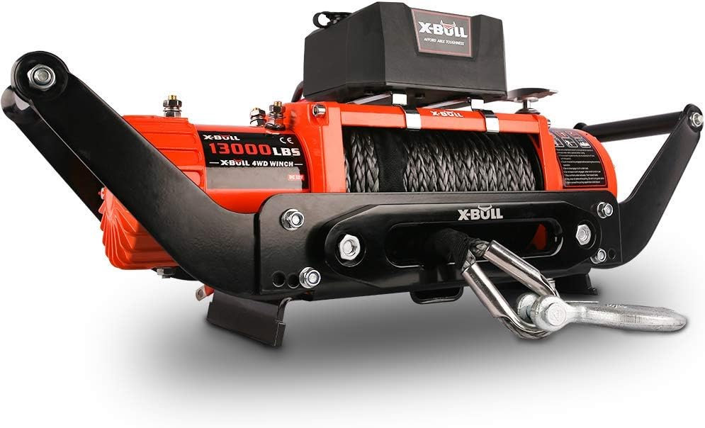 XBULL Winch13000lbs Capacity Electric Winch Kit 12V