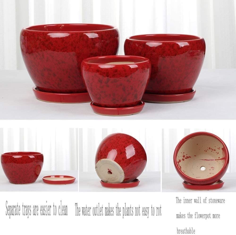 Doniczki do roślin wewnętrznych/zewnętrznych, doniczki do kwiatów, doniczki wystrój rękodzieła doniczka do kwiatów garnki ceramiczna doniczka doniczka dom ogród wakacje soczysty kaktus sadzarka z bamb