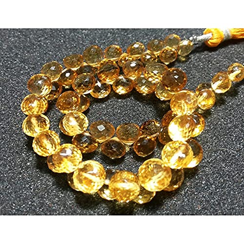 Citrine facettée en perles oignon LKBEADS pour sublimer vos bijoux bohèmes et tenues d'été