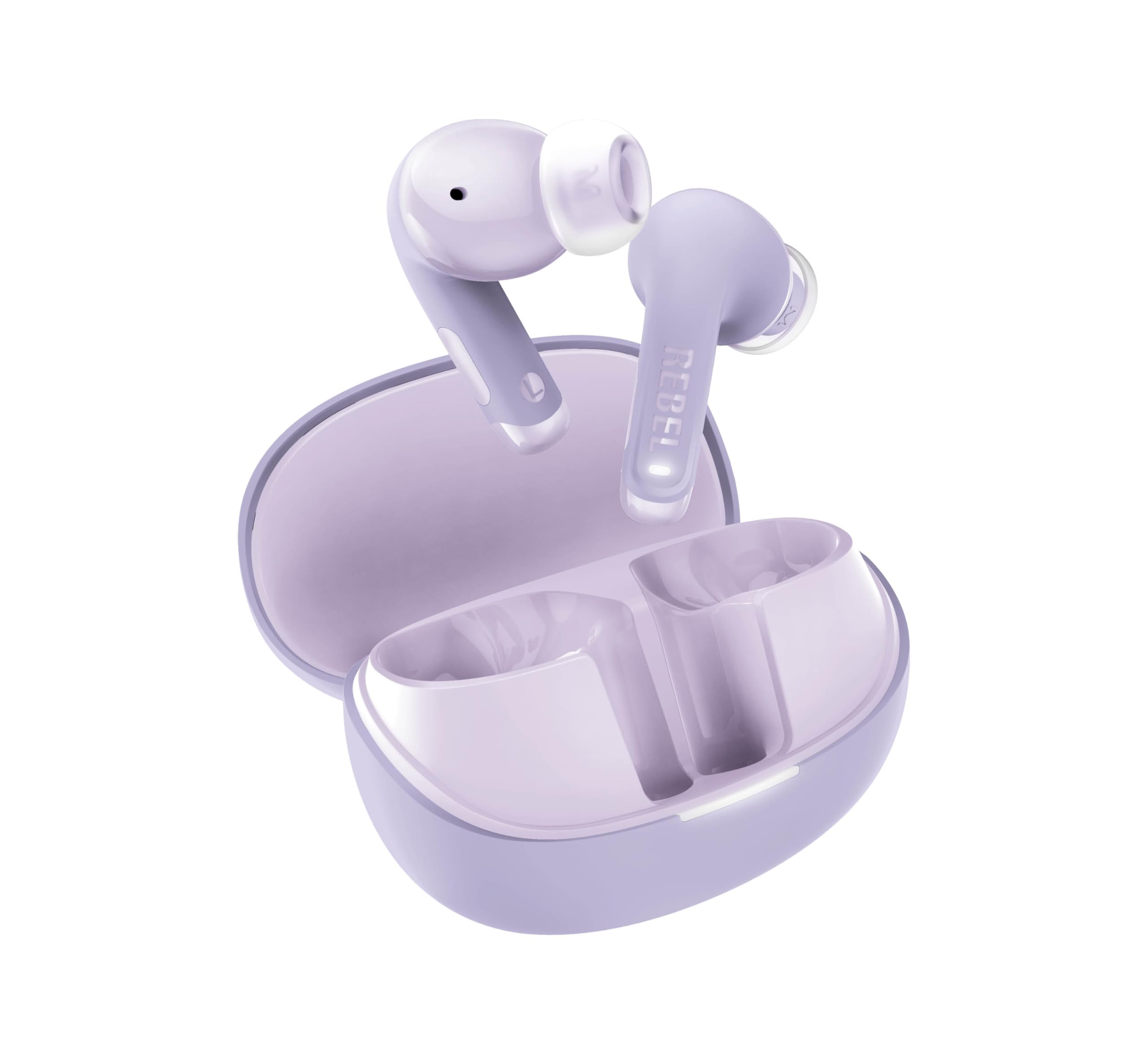 Fresh 'n Rebel Twins Fuse 2 Wireless In-Ear Kopfhörer Noise Cancelling - Klarer Sound - 36h Akku - Bluetooth 6.0-2 Mikrofone zum Telefonieren - Quick Charge - Spritzwassergeschützt (Dreamy Lilac)